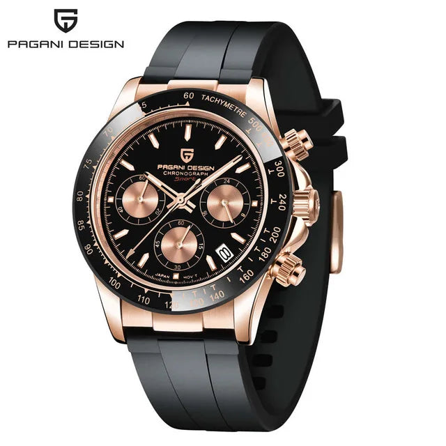 Men’s Quartz Chronograph Watch Sapphire Crystal 10 Bar