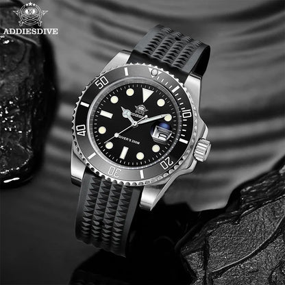 Men’s 200M Dive Quartz Watch Stainless Steel 41mm