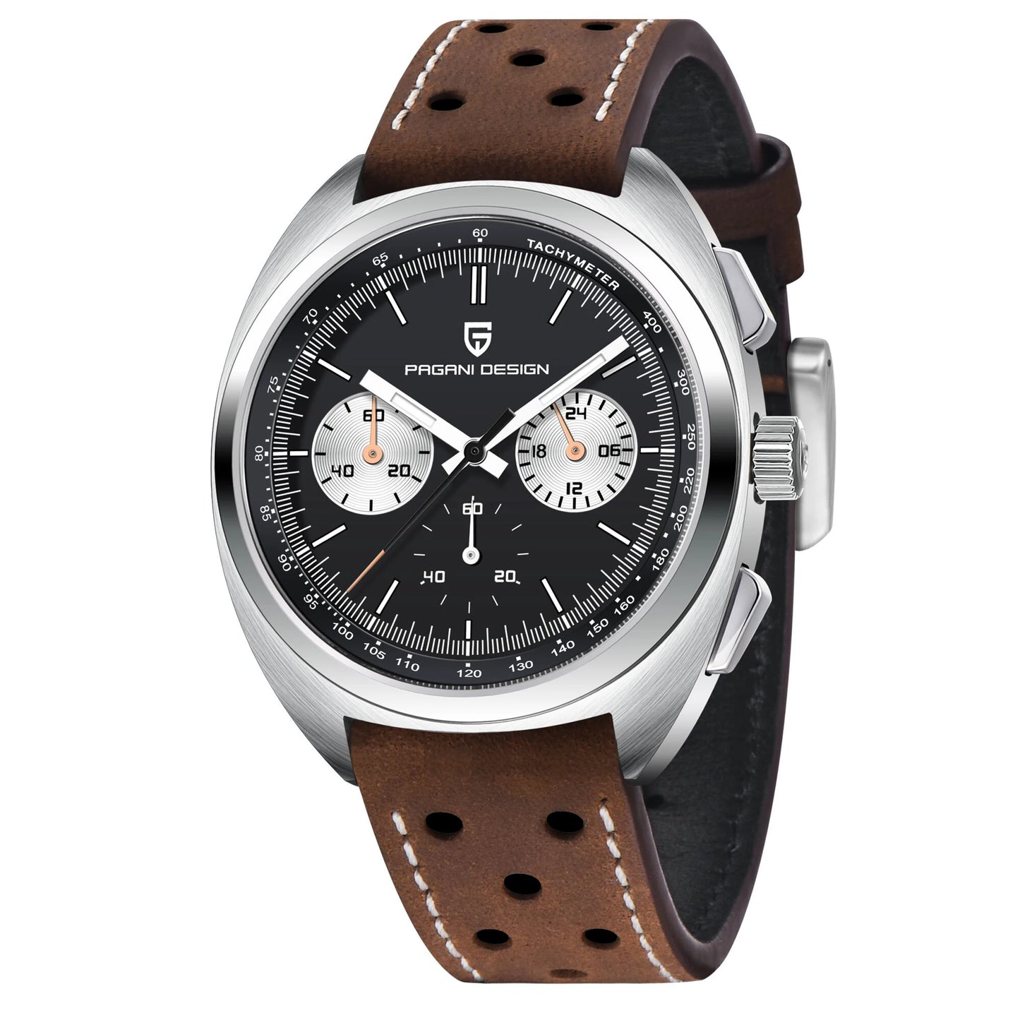 Men’s Racing Chronograph Watch Quartz Stainless Steel