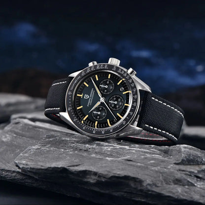 Men’s Moonwatch Style Chronograph Quartz Watch Sapphire