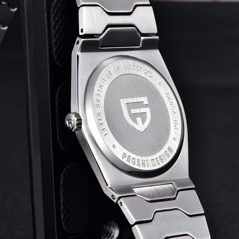 Men’s 37 mm Quartz Dress Watch Sapphire 10 Bar Slim