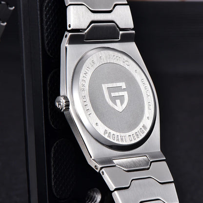Men’s 37 mm Quartz Dress Watch Sapphire 10 Bar Slim