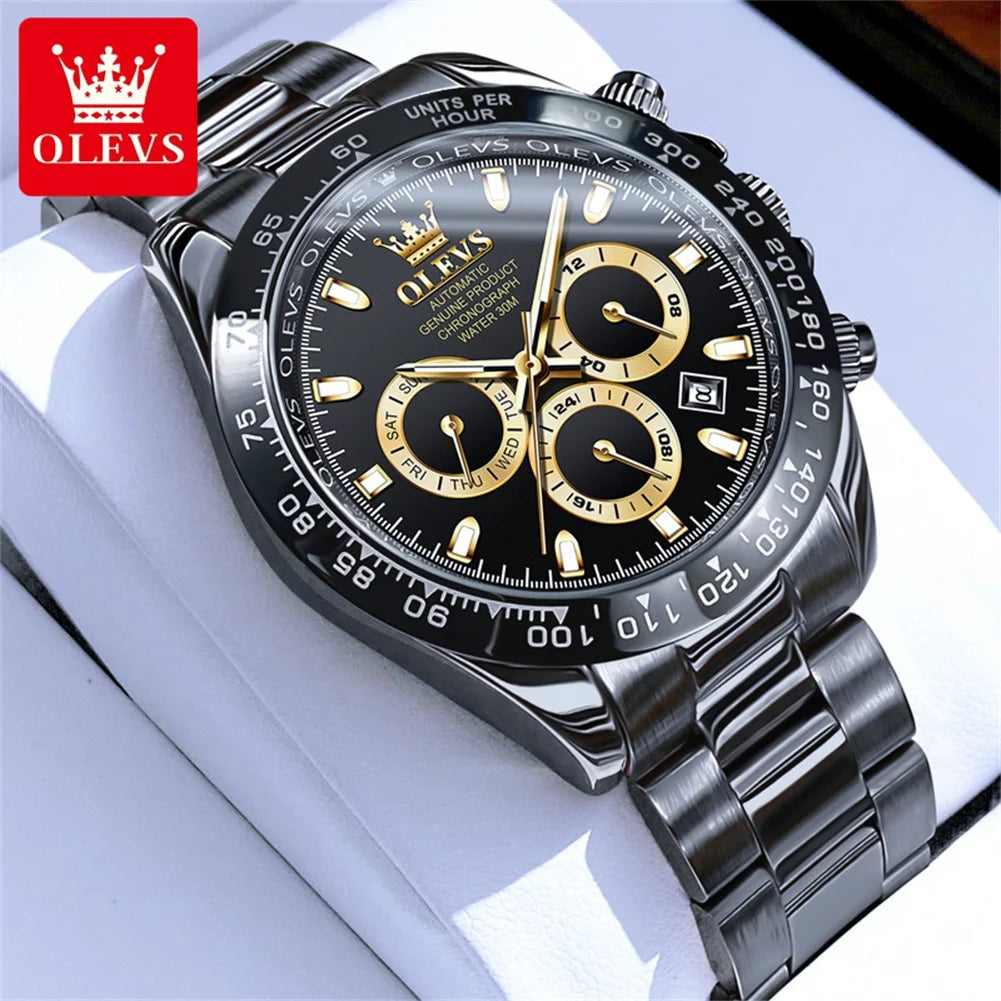 Men’s Luxury Automatic Mechanical Watch Chronograph