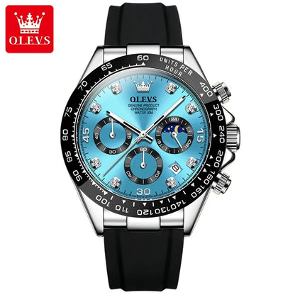 Men's Luminous Chronograph Quartz Sport Watch