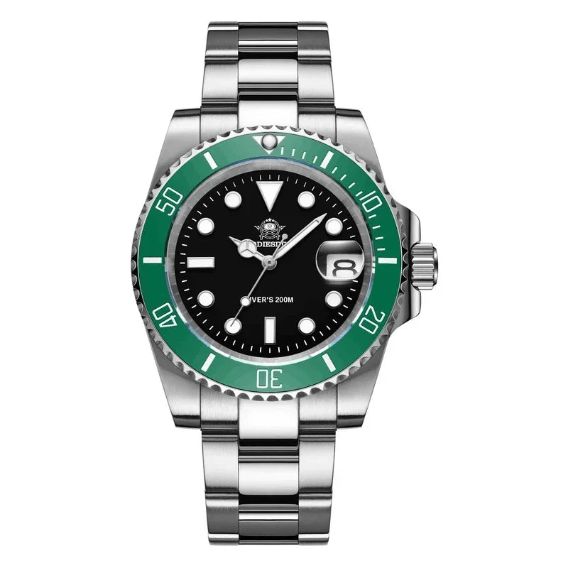 Men's 200 m Dive Watch Quartz 316L Steel Luminous