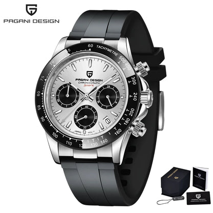 Men’s Stainless Steel Chronograph Watch With Sapphire