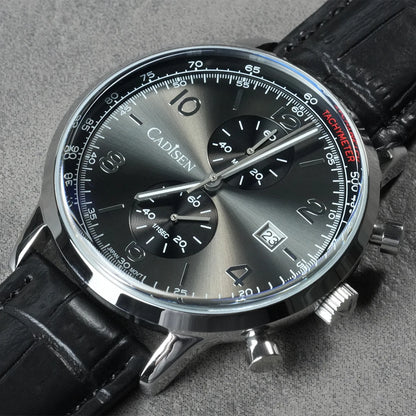 Men’s Chronograph Quartz Watch Sunburst Dial 5ATM