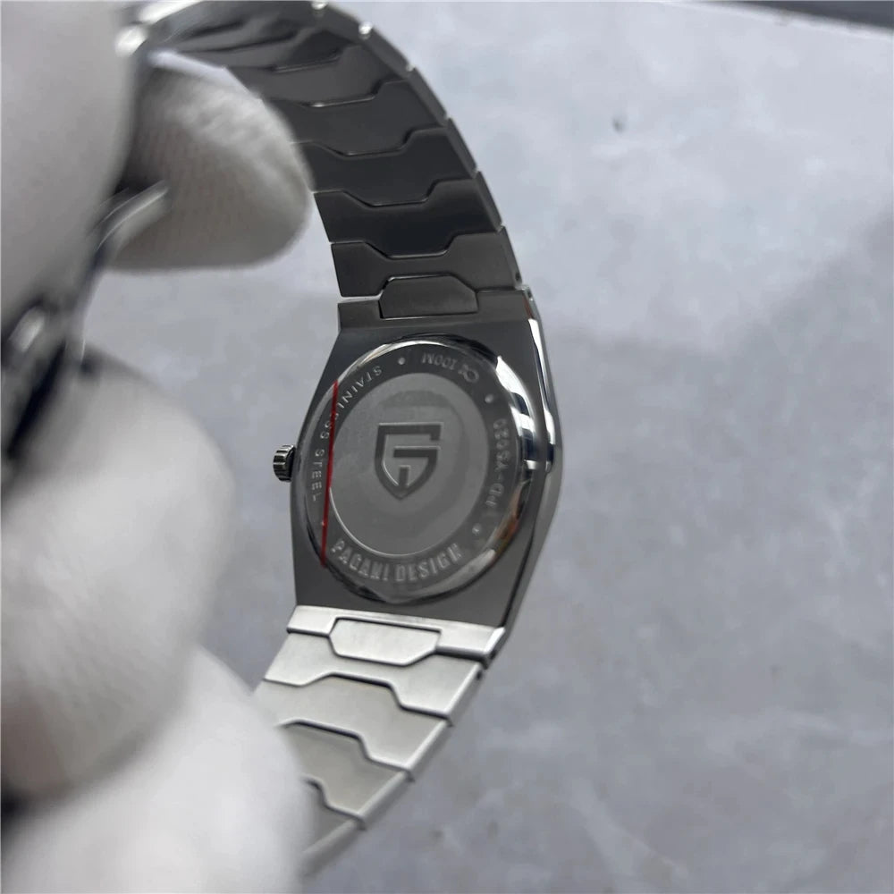 Men’s Ultra-Thin Quartz Watch 7 mm Sapphire Stainless Steel