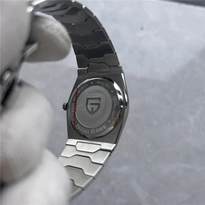Men’s Ultra-Thin Quartz Watch 7 mm Sapphire Stainless Steel