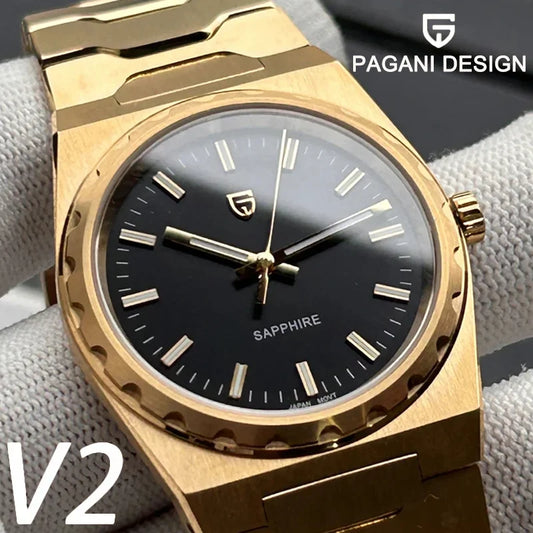 Men’s Ultra-Thin Quartz Watch 7 mm Sapphire Stainless Steel