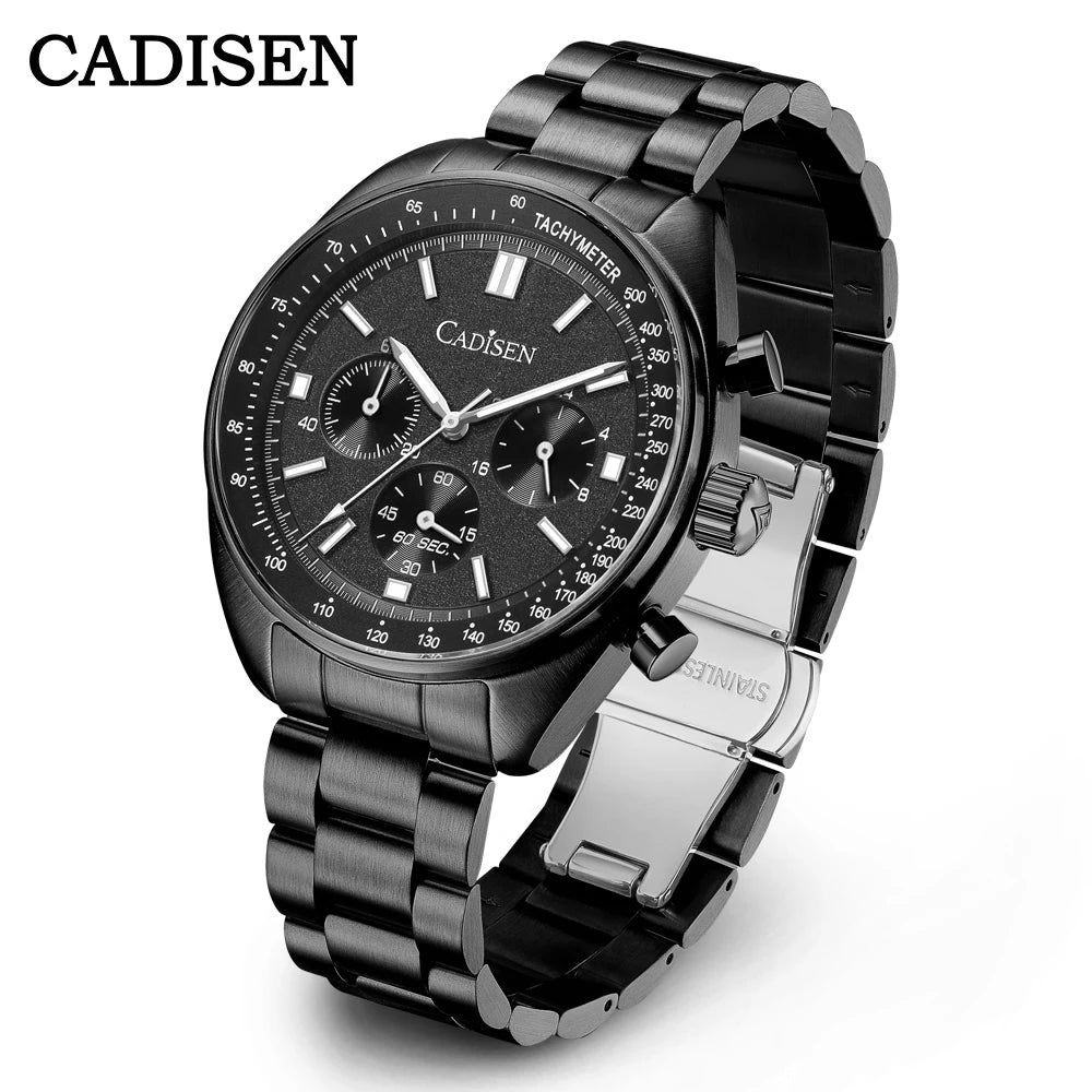 Men’s Stainless Steel Chronograph Watch With Sapphire