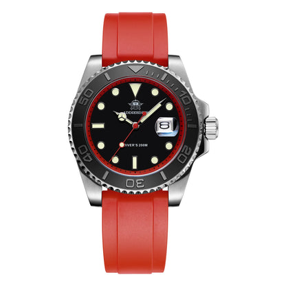 Men’s 200 m Quartz Dive Watch With Luminous Dial