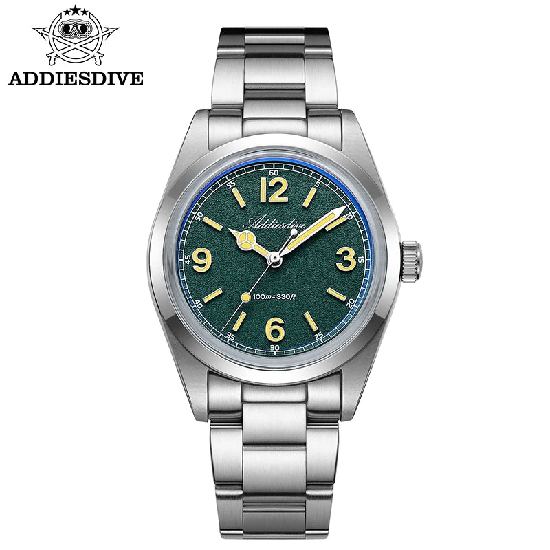 Men’s 36mm Dive Watch Quartz 100m With Luminous Dial