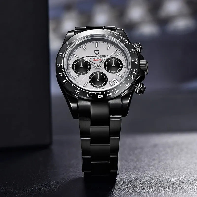Men's Sapphire Chronograph Watch 100M – Ceramic Bezel