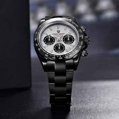 Men's Sapphire Chronograph Watch 100M – Ceramic Bezel