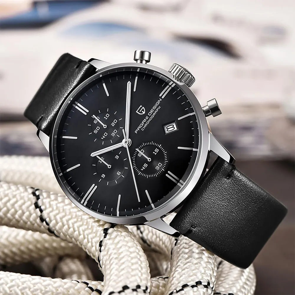 Men’s Chronograph Quartz Watch Sapphire Crystal 3Bar