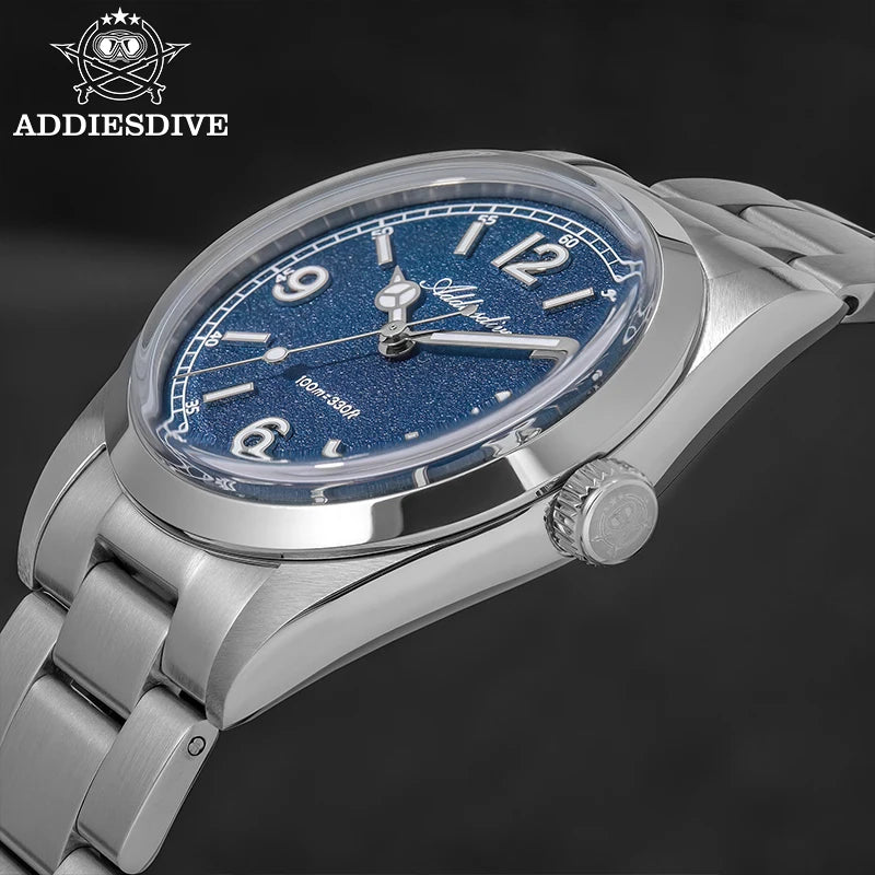 Men’s 36mm Dive Watch Quartz 100m With Luminous Dial