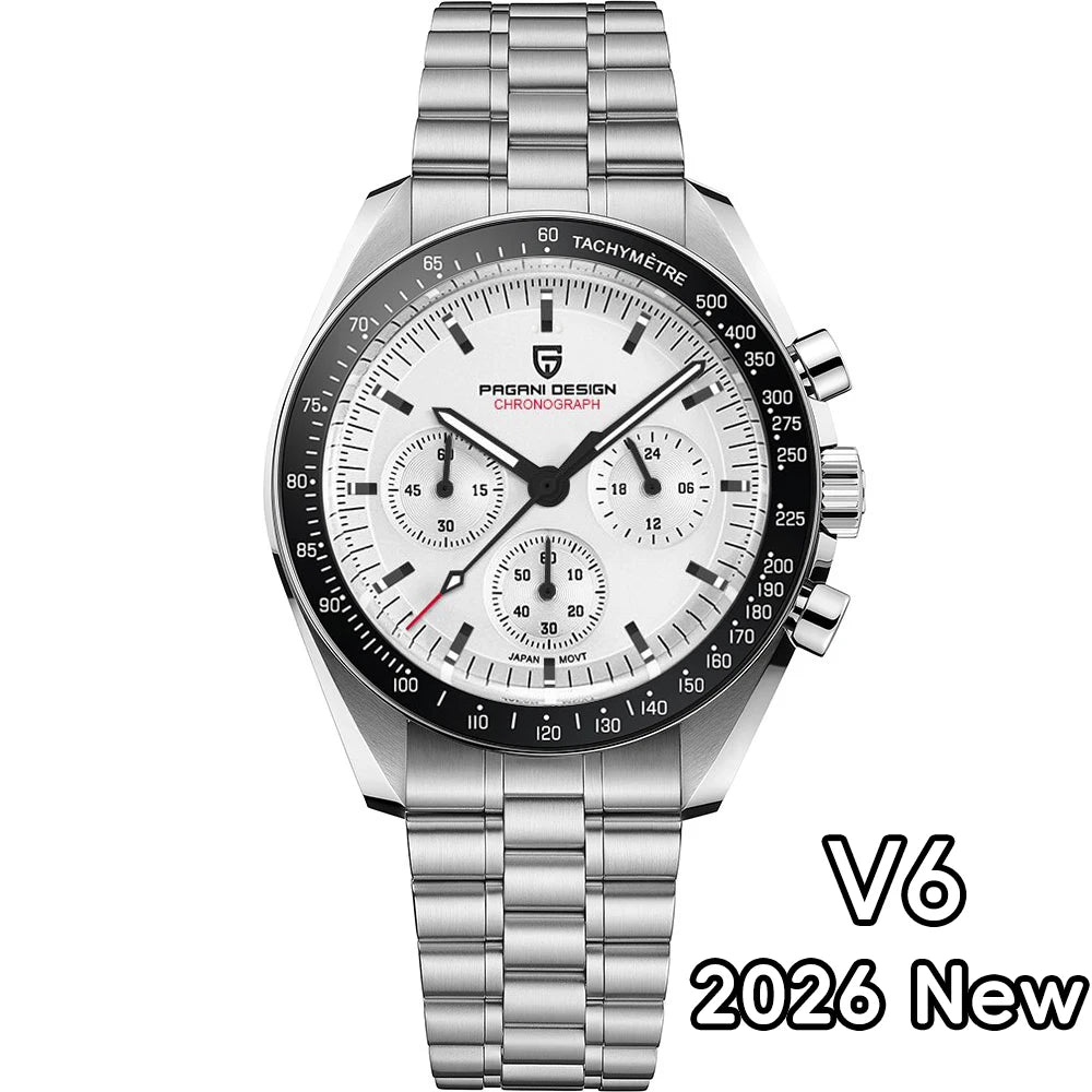 Men’s Quartz Chronograph Watch With Sapphire Crystal