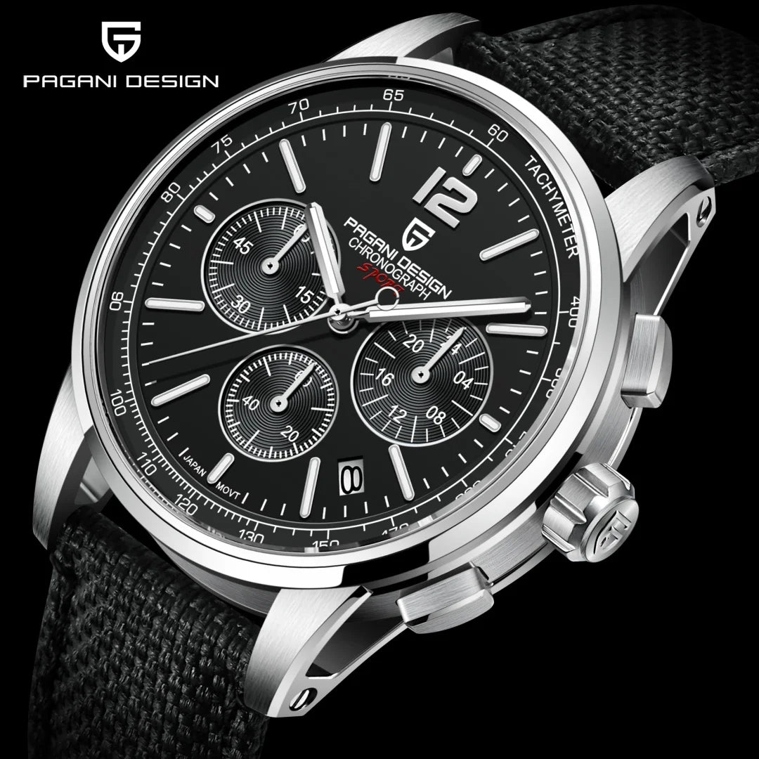 Men’s Quartz Watch With Sapphire Crystal And 10 Bar Water Resistance