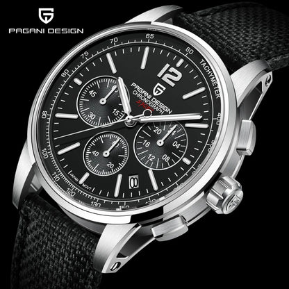 Men’s Quartz Watch With Sapphire Crystal And 10 Bar Water Resistance