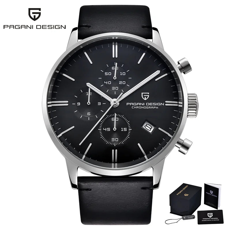 Men’s Chronograph Quartz Watch Sapphire Crystal 3Bar
