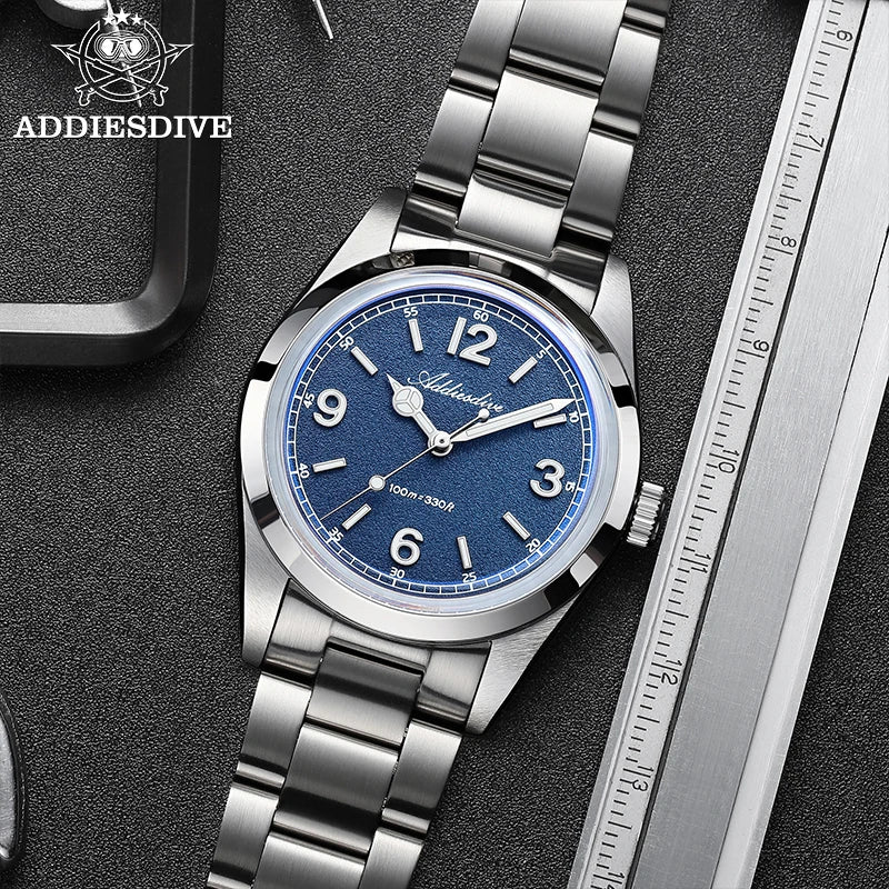 Men’s 36mm Dive Watch Quartz 100m With Luminous Dial