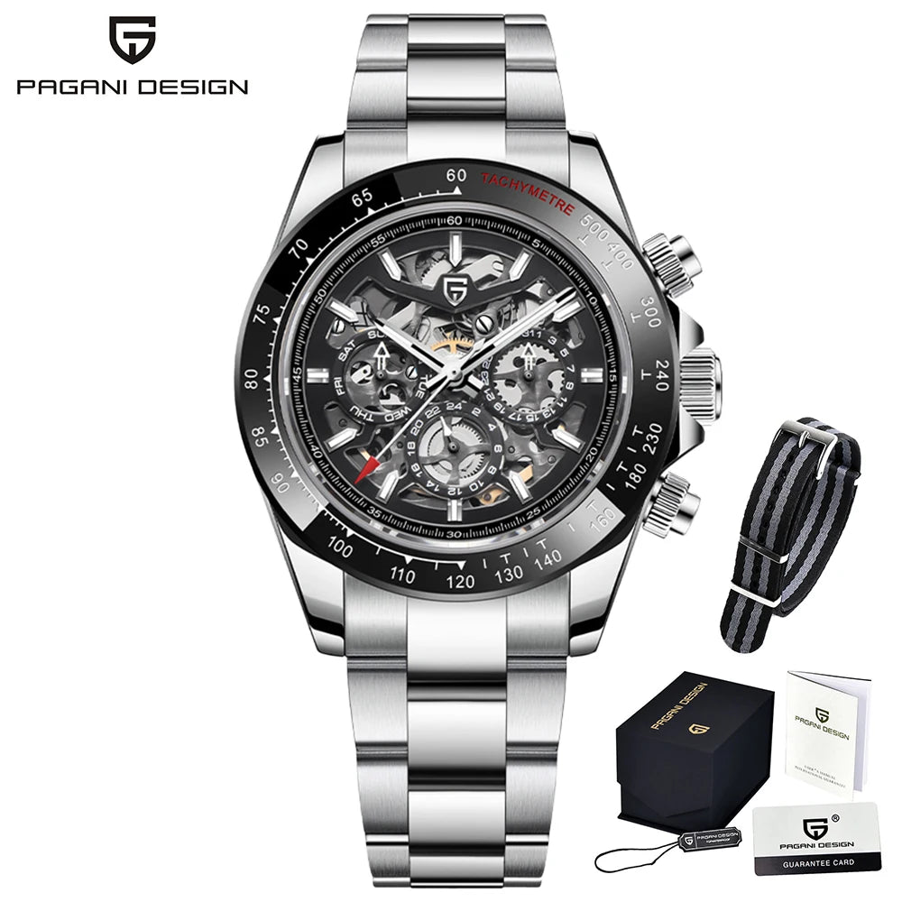 Men’s Automatic Dive Watch Stainless Steel 10 Bar