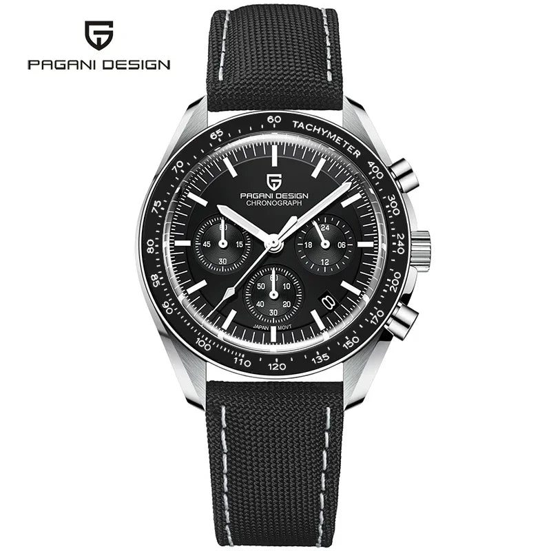 Men’s Chronograph Quartz Watch Sapphire 100M Waterproof