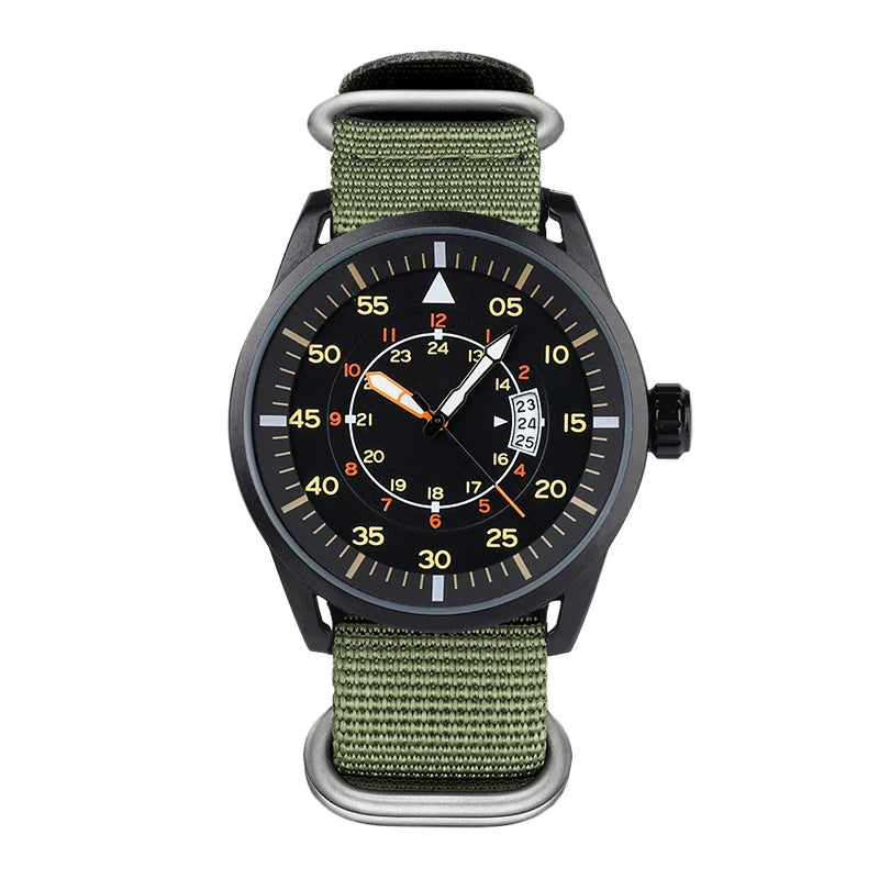 Men's Luminous Quartz Watch 50M Waterproof Date