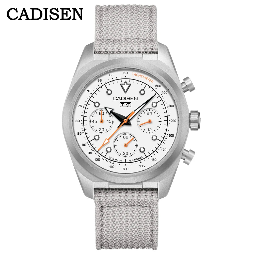 Titanium Chronograph Watch With Sapphire Crystal