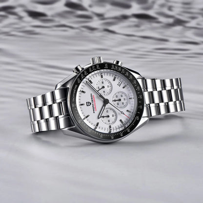 Men’s Chronograph Quartz Watch Sapphire 100M Waterproof