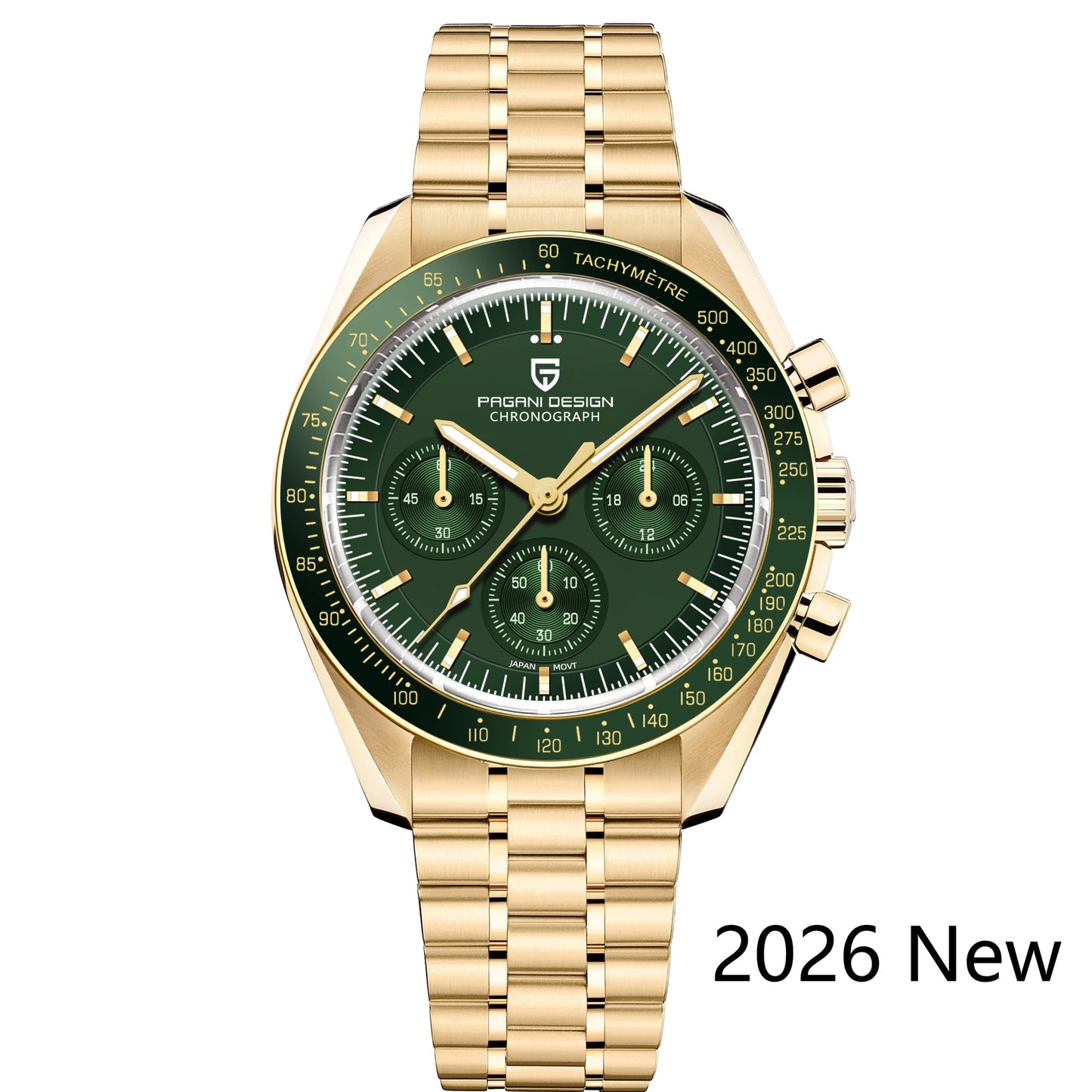 Men’s Chronograph Moon Watch Quartz With Sapphire Glass
