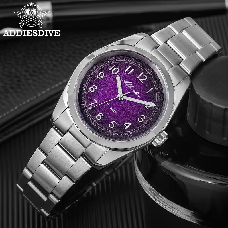 Men’s Luxury Quartz Dive Watch Sapphire 100M Waterproof