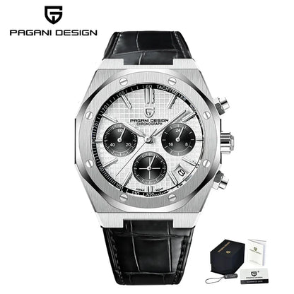 Men’s 40 mm Quartz Chronograph Watch Sapphire 20 Bar
