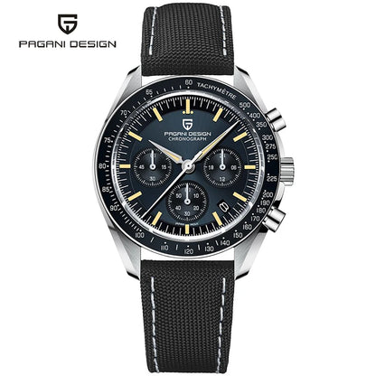 Men’s Moonwatch Style Chronograph Quartz Watch Sapphire