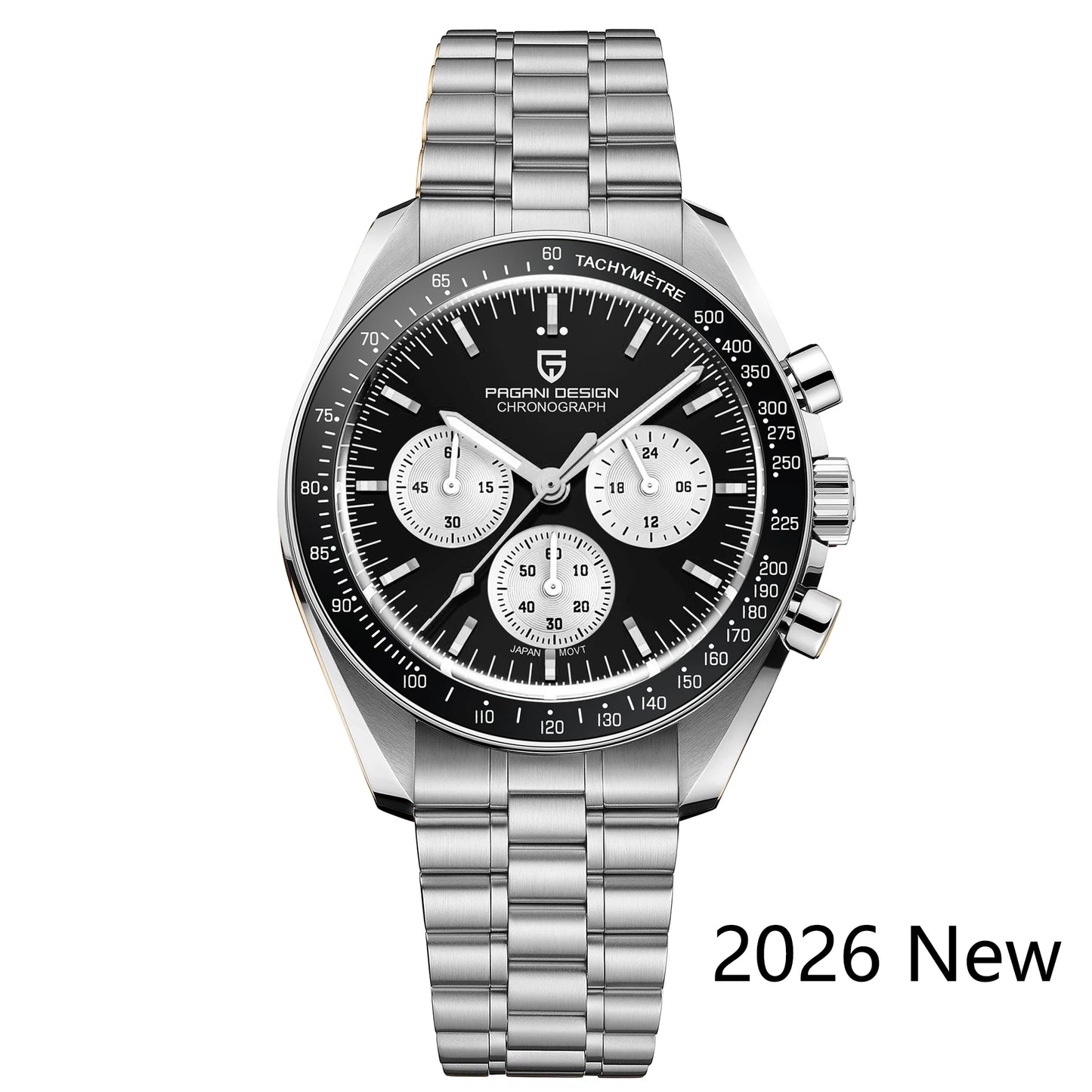 Moonwatch-Style Men’s Chronograph Quartz Watch