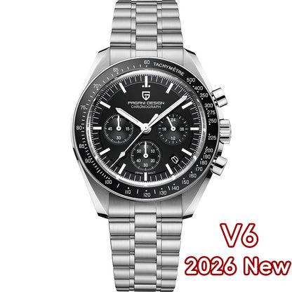 Moonwatch-Style Men’s Chronograph Quartz Watch