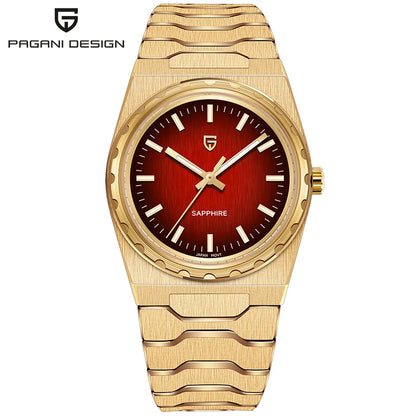 Men’s 37 mm Quartz Dress Watch Sapphire 10 Bar Slim