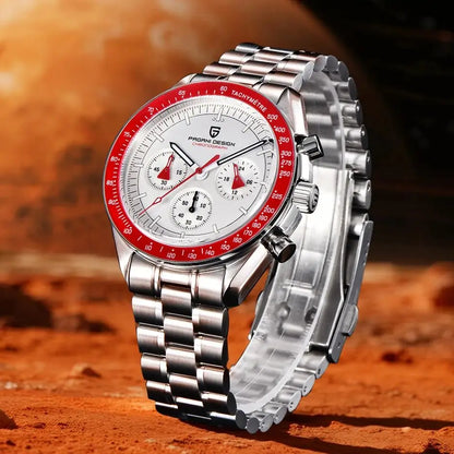 Men’s Chronograph Moon Watch Quartz With Sapphire Glass