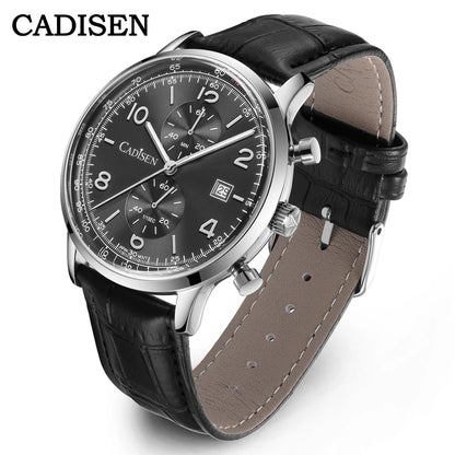 Men’s Chronograph Quartz Watch Sunburst Dial 5ATM
