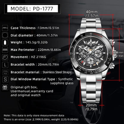 Men’s Automatic Dive Watch Stainless Steel 10 Bar