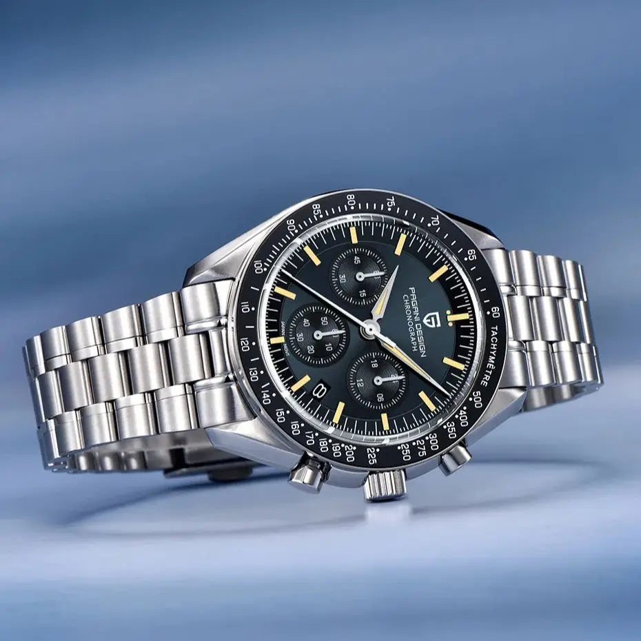 Moonwatch-Style Men’s Chronograph Quartz Watch