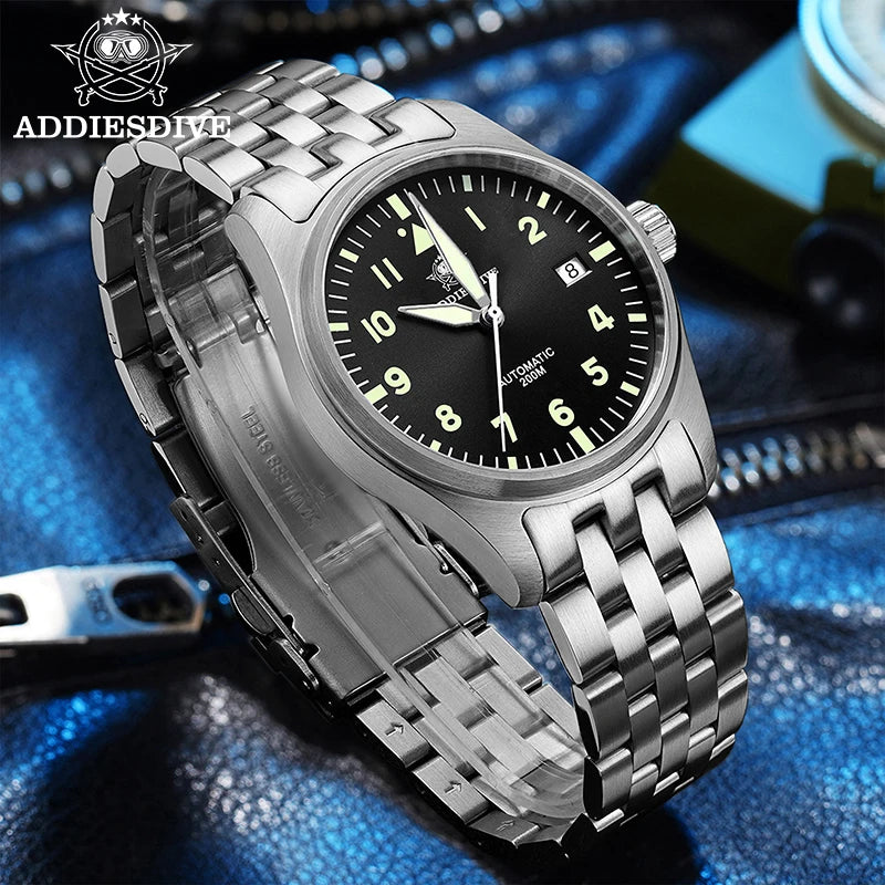 Men's Automatic Dive Watch With Sapphire Crystal
