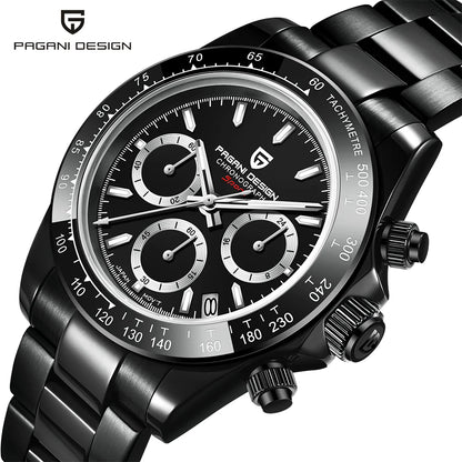 Men’s Quartz Chronograph Watch Sapphire Crystal 10 Bar