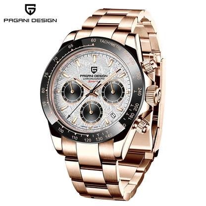 Men’s Quartz Chronograph Watch Sapphire Crystal 10 Bar