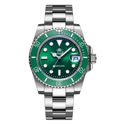Men's 200 m Dive Watch Quartz 316L Steel Luminous