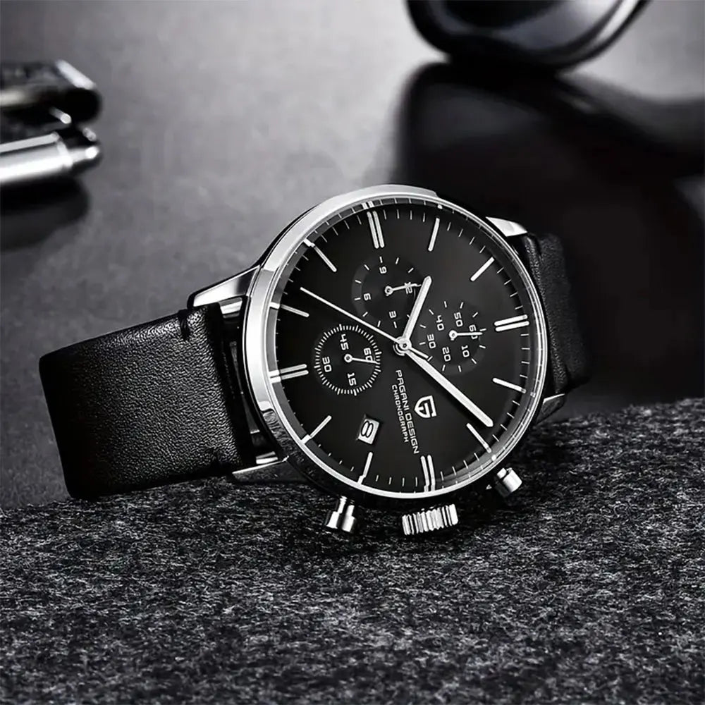 Men’s Chronograph Quartz Watch Sapphire Crystal 3Bar