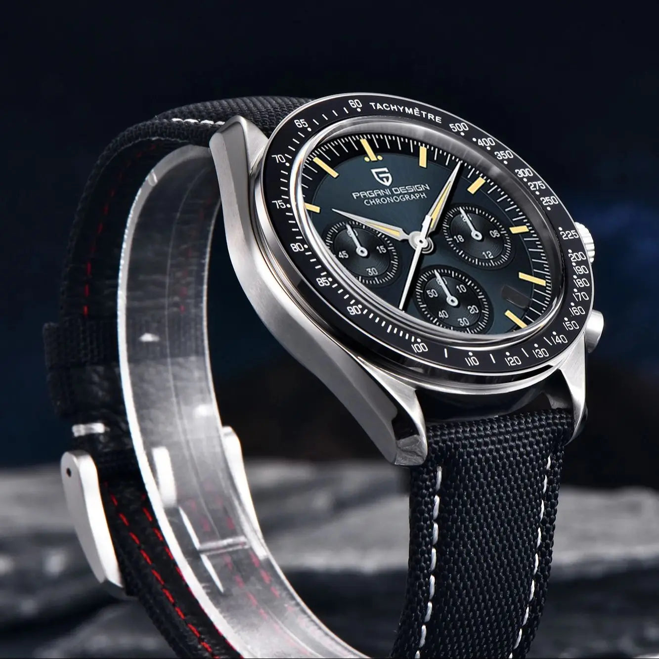 Men’s Moonwatch Style Chronograph Quartz Watch Sapphire