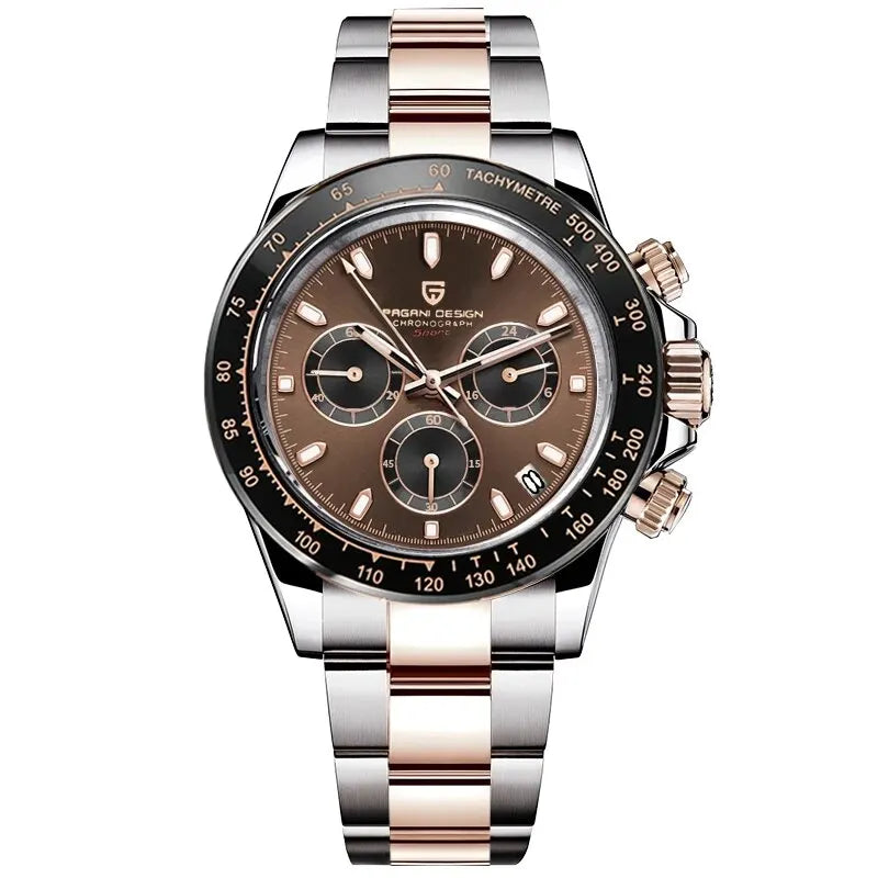 Men’s Meteorite Dial Chronograph Watch Sapphire Crystal