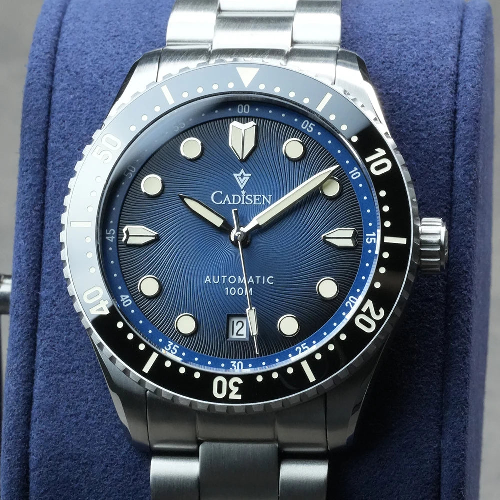 Automatic Sapphire Diver Watch – 100 m Water Resistant